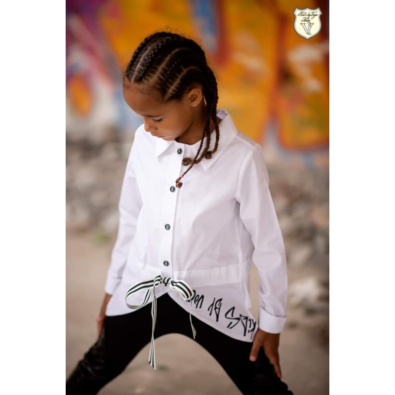 Biała koszula Kids by Voga Italia - Dora Obuwie